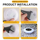 Solaris Trädgårdsbelysning | Lättinstallerad Solbelysning för Utomhus Carvallo