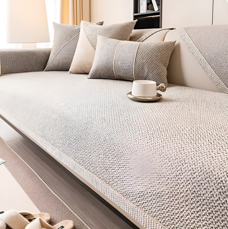 Soföverkast i bomullsblandning – Enkel och dekorativ | Perfekt för vilket vardagsrum som helst Carvallo