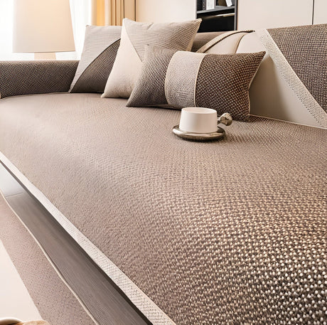 Soföverkast i bomullsblandning – Enkel och dekorativ | Perfekt för vilket vardagsrum som helst Carvallo