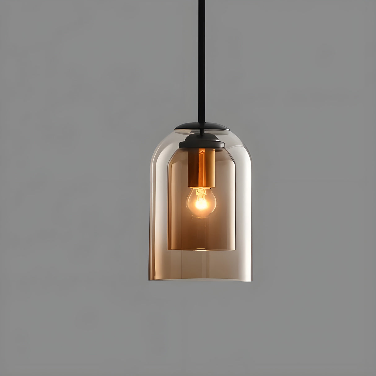 SkyGleam Light - Modern Dubbel Glas Pendellampa Carvallo