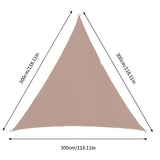 ShadeMaster – Vattenavvisande trekantigt UV solsegel med vikbart och bärbart design för utomhustäckning Carvallo