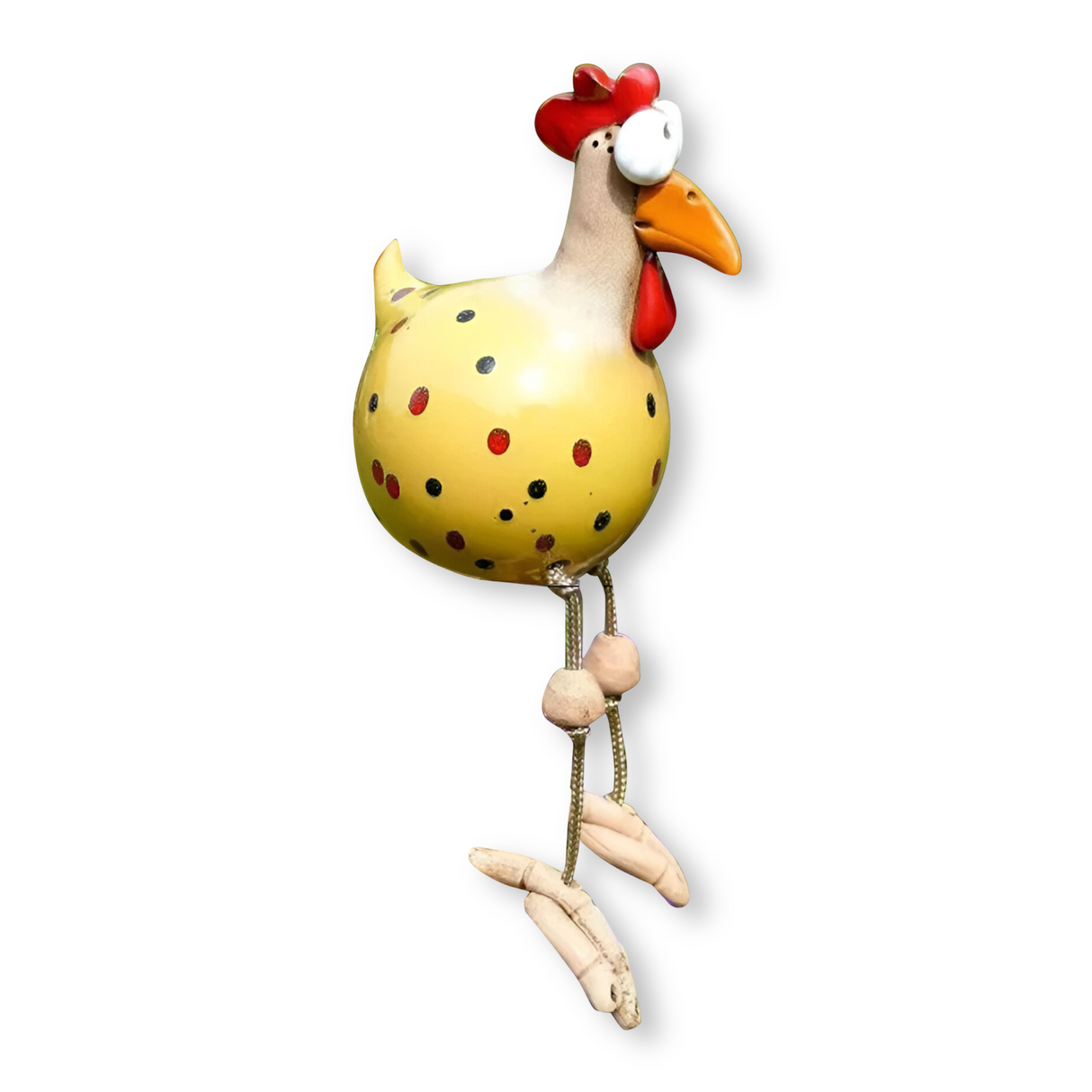 Rolig kycklinggårdsdekoration | Storögd utomhusskulptur för trädgård, uteplats och gräsmatta MILA Sverige
