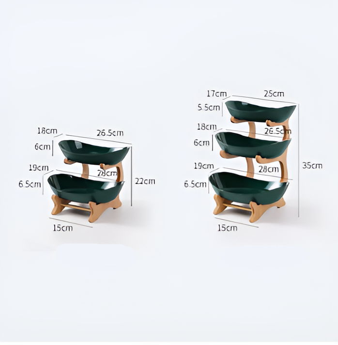 Carvallo - Serveringsbræt i flere lag til stilfuld organisation Carvallo