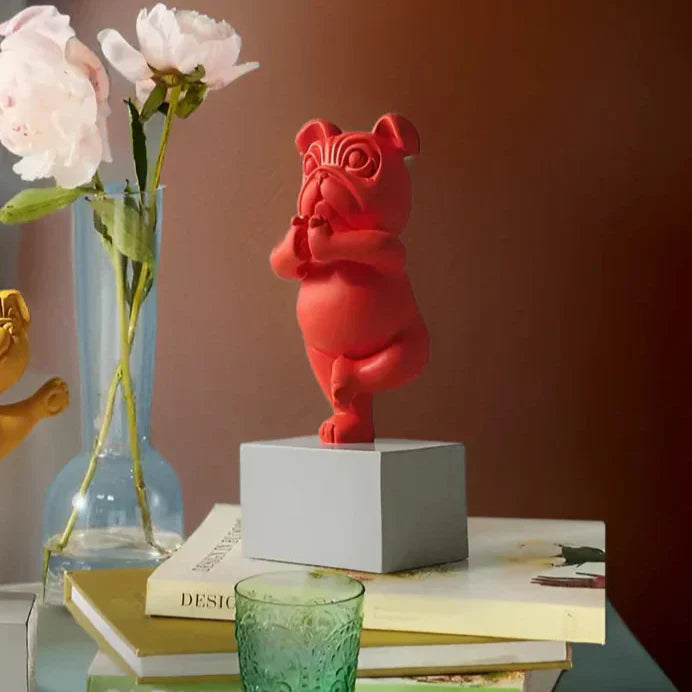 PosePup – Yoga-inspired statue of French Bulldog for modern rooms Carvallo