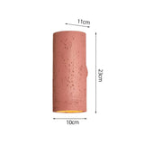 Carvallo - Elegant cylinderformad vägglampa med enkel installation och mjukt sken Carvallo