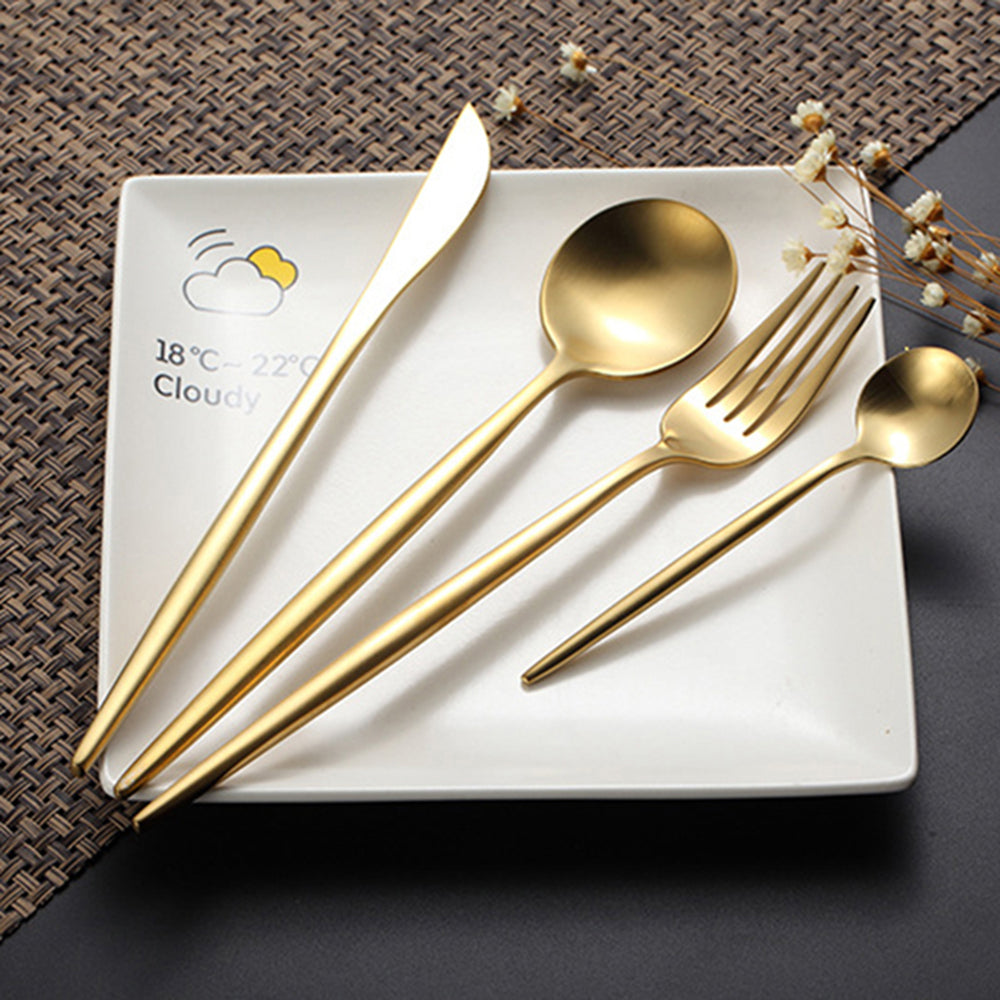Arya Guld Bestickset – Elegant Enkelhet i Guld Carvallo