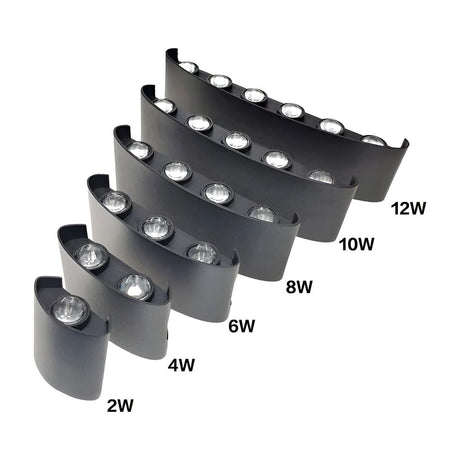 HydroShine Light - Modern Nordisk Vattentålig LED Vägglampa Carvallo