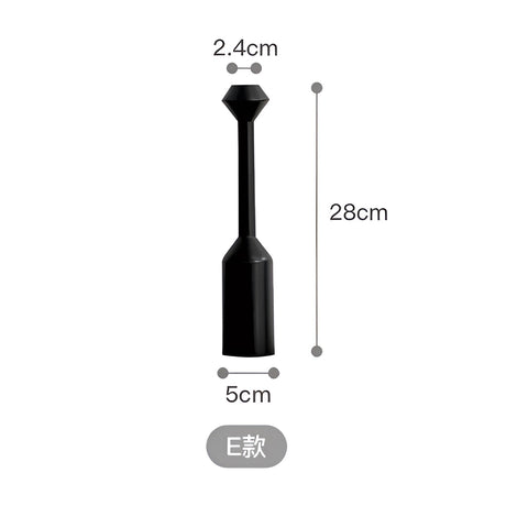 Minimalistiskt set av nordiska ljusstakar – Elegant heminredning för vardagsrum och sovrum Carvallo