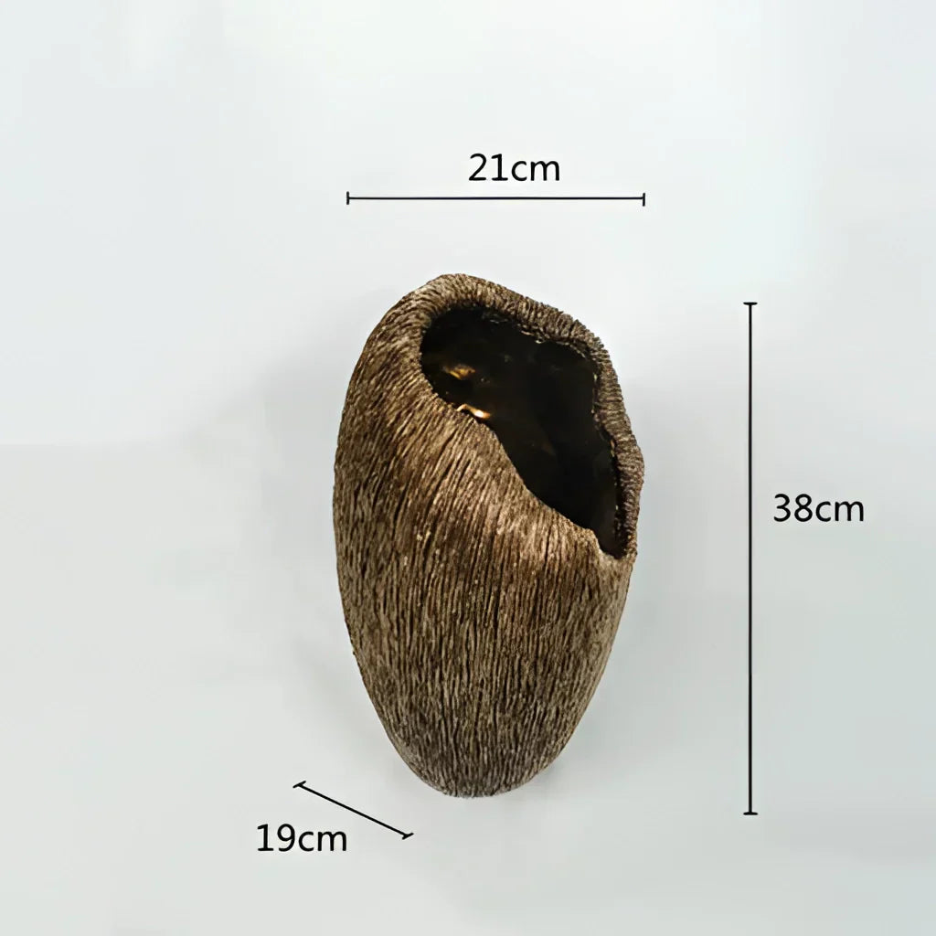 Samtida dekorativ skål i resin med naturinspirerad design - stiligt och mångsidigt accentstycke Carvallo