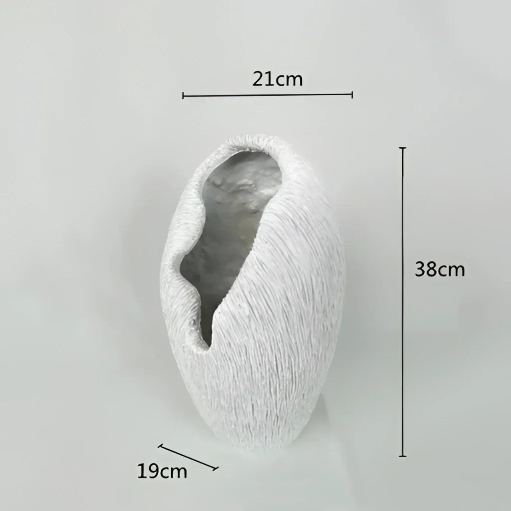 Samtida dekorativ skål i resin med naturinspirerad design - stiligt och mångsidigt accentstycke Carvallo