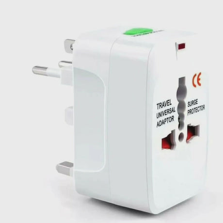 Allt-i-ett-reseadapter för hela världen – universalkontakt med USB-portar MILA Sverige