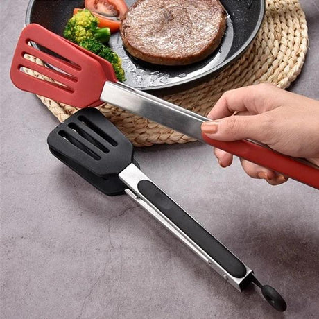 Premium kökstång i rostfritt stål – halkfritt grepp för matlagning, grillning och servering MILA Sverige