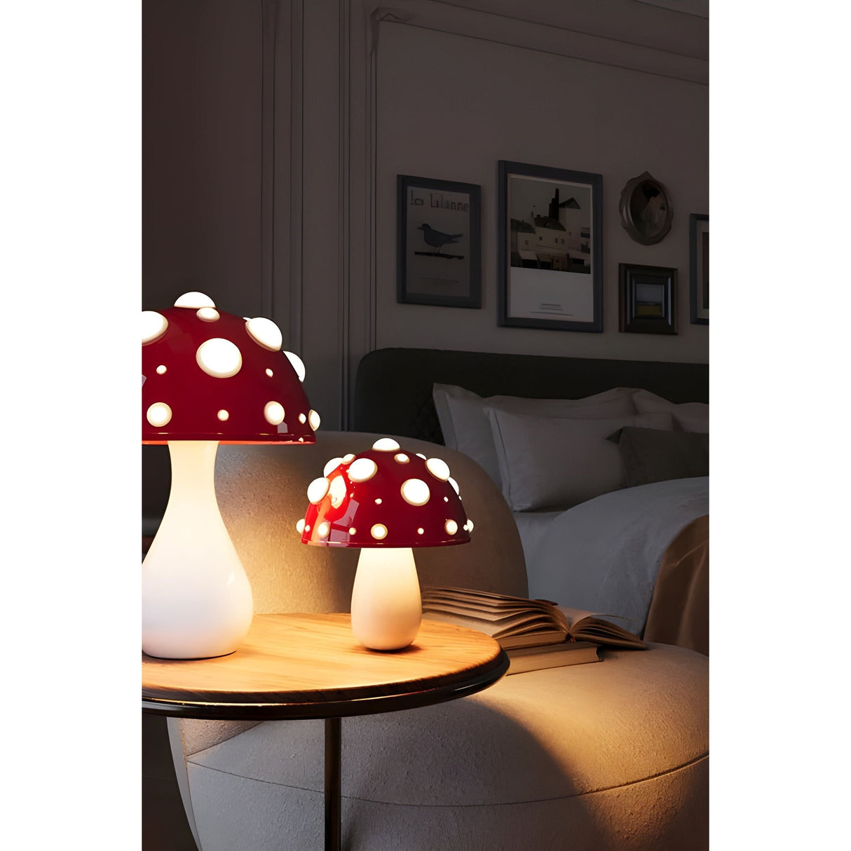 CozyShroom Lamp - Dekorativ svamp-bordslampa Carvallo