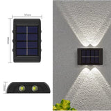 LED Solarbelysning för vägg Carvallo