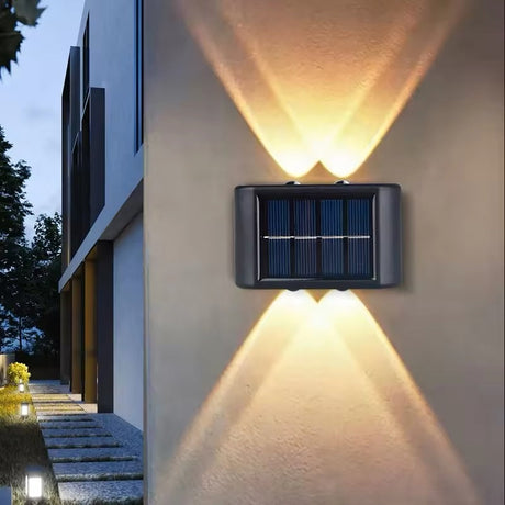 Utomhus Solar LED Vägglampa Modern Design Carvallo