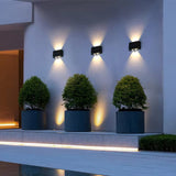 Utomhus Solar LED Vägglampa Modern Design Carvallo