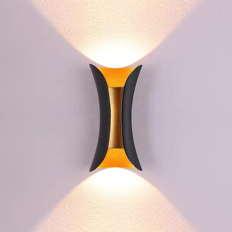 Vattentät LED Vägglampa | 7.9–11.8 x 3.9–4.7 tum | Aluminium & Glas | IP65 Klassad Modern Utomhusbelysning | Brick by Brick Carvallo