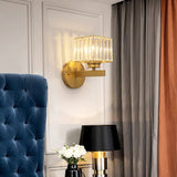 Kristallglas Vägglampa med Modern Armdesign Carvallo