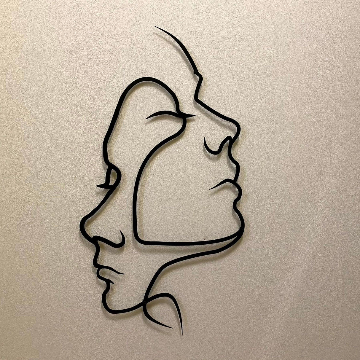 AbstractAffection Decor - Minimalistiskt par-huvudbild väggdekoration Carvallo