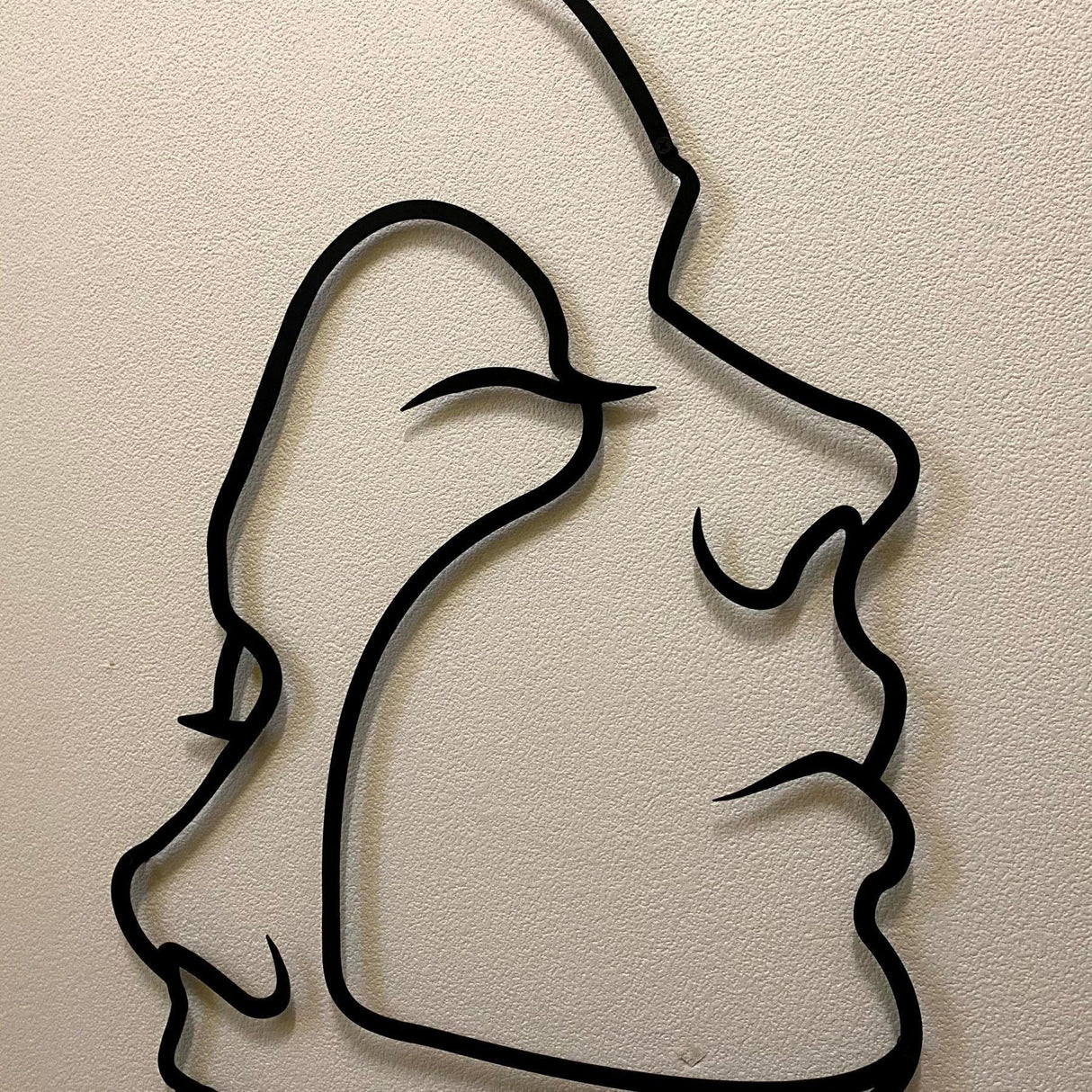 AbstractAffection Decor - Minimalistiskt par-huvudbild väggdekoration Carvallo