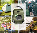 Solarlångduschpåse med avtagbar slang och av/på-brytare Carvallo