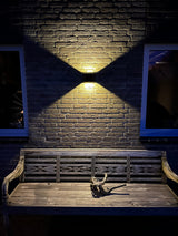 Carvallo Solar Vägglampa Utomhus | 3 Solarpaneler | Varmvit LED-belysning | IP65 Väderbeständig Carvallo