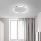Ultra-tunn modern taklampa | Flush Mount LED för låga tak | Rund & dimbar Carvallo