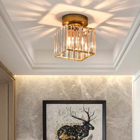Modern Flush Mount Ceiling Light – 1-Ljuskälla Hall Fixture Carvallo