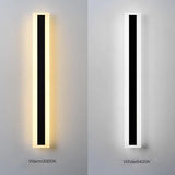 Utomhus LED Vägglampa i Minimalistiskt svart Carvallo