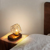 Elegant Frosted Glass Shade Table Lamp Carvallo