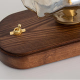 Elegant Frosted Glass Shade Table Lamp Carvallo