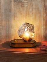 Elegant Frosted Glass Shade Table Lamp Carvallo