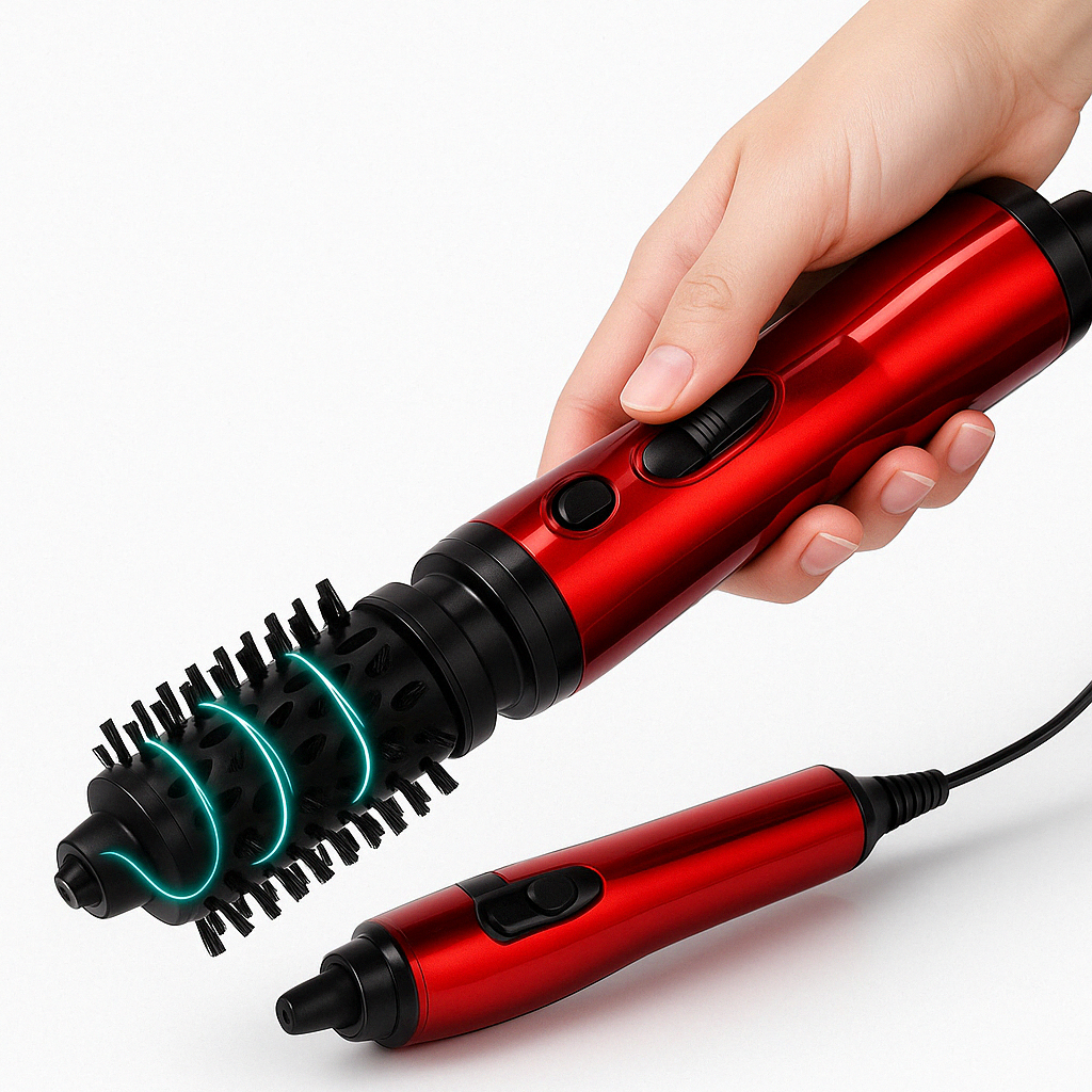 Hot Air Brush Rotating Ionic Hair Styler Carvallo