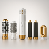 Hårtillverkningsset med lock- och torkverktyg Carvallo