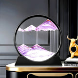 Royaleva Rörlig Sandkonstskulptur - LED Lugnande Skrivbordsdekoration Carvallo