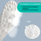 Carvallo 4D inläggssulor | Smärtfri fötter | Ergonomiskt stöd | Tvättbar & Anpassningsbar Carvallo