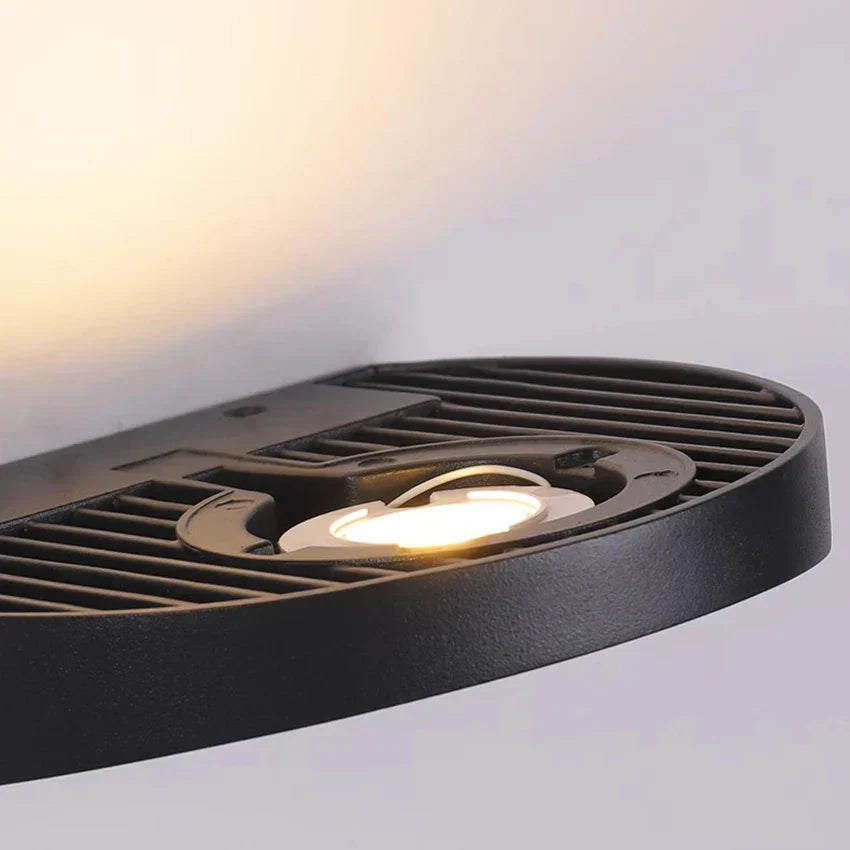 BlackGlow – Modern LED Vägglampa i Minimalistisk Design Carvallo