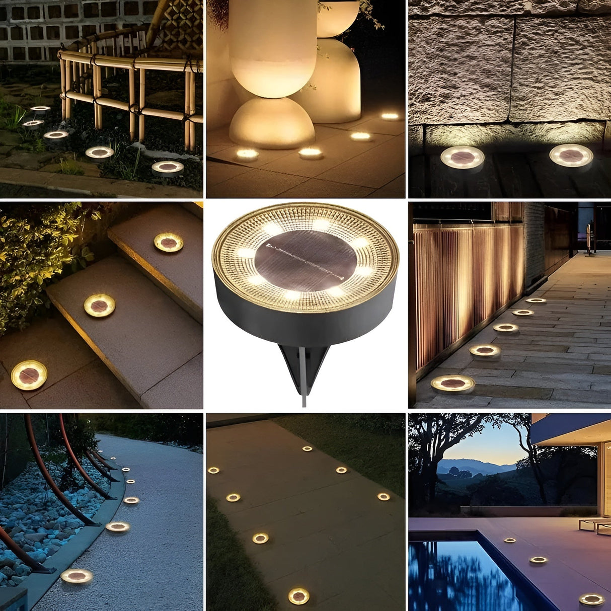 Solarlampa för trädgården – Väderbeständig och varmt vitt ljus för mysiga kvällar Carvallo