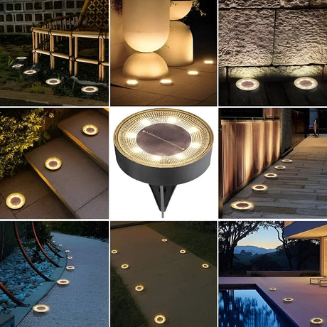 Solarlampa för trädgården – Väderbeständig och varmt vitt ljus för mysiga kvällar Carvallo