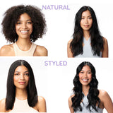 Luxora Professional 2 i 1 Rotating Iron Hair Brush Carvallo