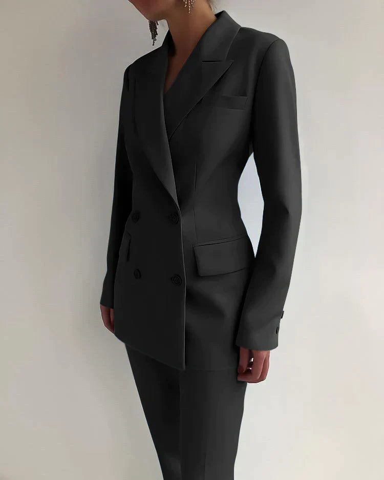 Kvinnors Blazer Set Högkvalitativt Material