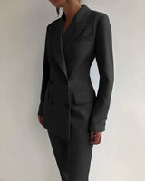 Kvinnors Blazer Set Högkvalitativt Material