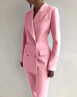 Kvinnors Blazer Set Högkvalitativt Material