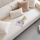 Jacquard Chenille Tyg Vattentät Oljetålig Sofföverdrag Carvallo