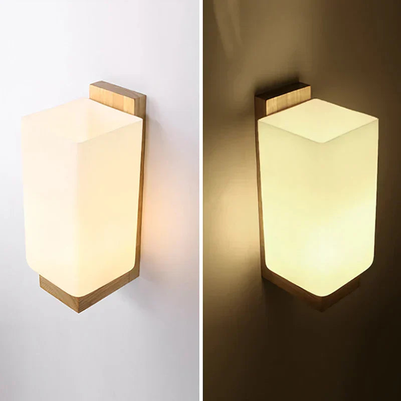 HinokiFlex - Japansk Trä Vägglampa Carvallo