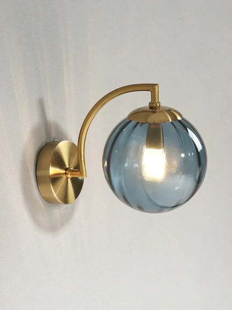 Jasmine LED Glas Vägglampa - Elegant Vägglampa i Kromlysstil, Dimbar och Lätt att Montera Carvallo