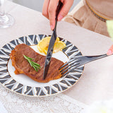 Carvallo Elegance – Lyxig Svart Bestickset i Rostfritt Stål (24/42/48/84-delars) Carvallo