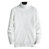 Herr Tröja Tjock Klassisk Design 100% Bomull Hemnix