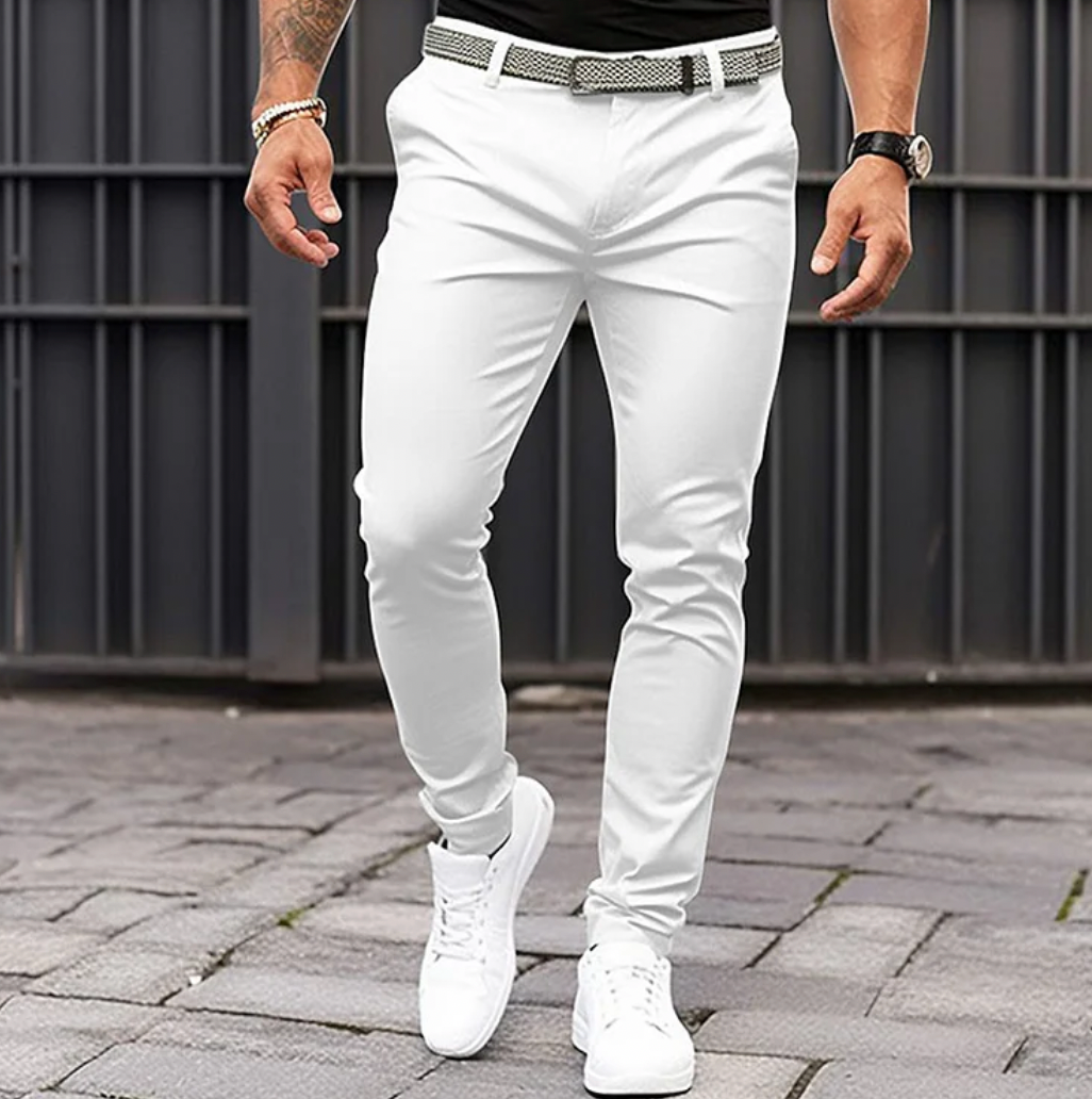 Herrbyxor Elegant Modern Design Högkvalitativt Tyg Bellasverige