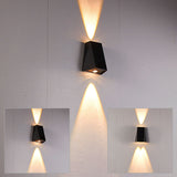 Carvallo - Solcellsdriven Vattentät LED Vägglampa För Utomhusbelysning Carvallo